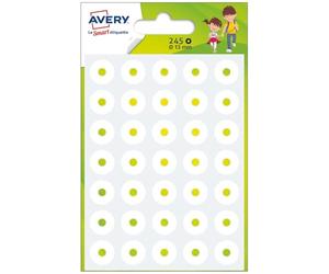 AVERY - Sachet de 245 oillets de renforcement, Diamètre 13mm,