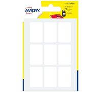 AVERY - Sachet de 72 étiquettes autocollantes. Format 20 x 32 mm.
