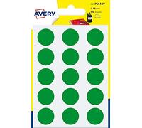 Avery Pastilles autocollantes vertes Ø 19 mm Sachet de 90