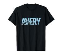 Avery Sea Waves - Nom personnalisé Ocean Beach Art T-Shirt