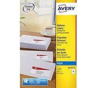 Avery Self Adhesive Address Mailing Labels, Inkjet Printers, 10 Labels per A4 Sh
