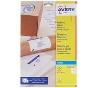 Avery Self Adhesive Address Mailing Labels, Inkjet Printers, 14 Labels per A4 Sh