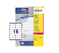 Avery Self Adhesive Address Mailing Labels, Laser Printers,16 Labels Per A4 shee