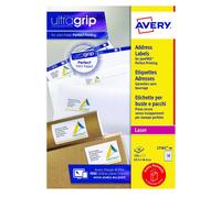 Avery Self-Adhesive Address Mailing Labels, Laser Printers, 18 Labels Per A4 She