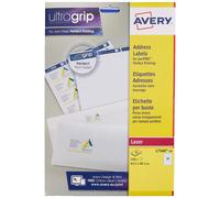 Avery Self Adhesive Address Mailing Labels, Laser Printers, 21 Labels Per A4 She