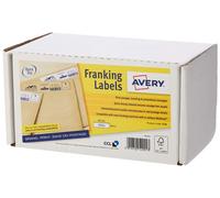 Avery Self Adhesive Franking Labels, Manual Feed, 2 Labels Per Sheet, 1000 label