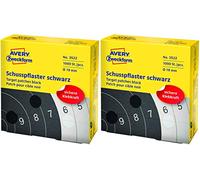 AVERY Special Form 3522 Mousse Plastique (Ø 19 mm, Pré-Imprimé) Noir