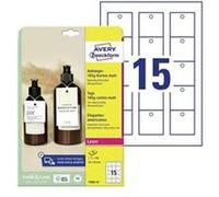 Avery-Zweckform T1002-10 Étiquettes pour pendentif 50 x 50 mm carton blanc 150 pc(s) colle temporair