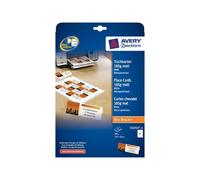 Avery Tent Card C32253 - Blanc - 40 x 110 mm 100 unités (25 feuille(s) x 4) cartes d'invitation