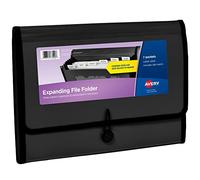 Avery Trieur extensible en accordéon à 7 poches, noir, peut contenir 425 feuilles format lettre/A4 (73550)