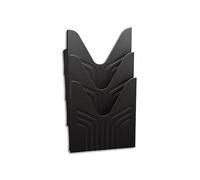 Avery - Lot de 3 Corbeilles Murales Noires