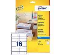 AVERY White Address Label - Jet d'encre - J8162 Blanc