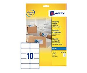 Avery White Address Label - Jet d'encre - J8173 Blanc