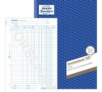 Avery Zweckform 1101, Livre d'inventaire, A4, 50 originaux, 50 feuilles
