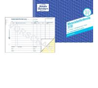 Avery Zweckform 1110, Demande de matériel, A5, avec papier bleu, 2x50 feuilles