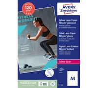 Avery Zweckform 1198 Business Colour Laser Papier, A4, recto-verso, 120 g/m², 200 feuilles