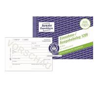 Avery Zweckform 1205 Lot de 50 feuilles de papier carbone Blanc Format A6 paysage