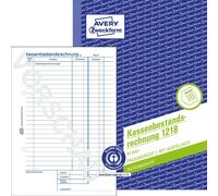 Avery Zweckform® 1218 1218 Facture de caisse recyclée - A5, MP, BP, 50 originaux