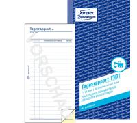 Avery Zweckform 1301, Rapport journalier, 105x200mm, avec papier bleu, 2x50 feuilles