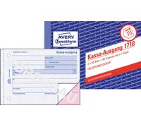 Avery Zweckform 1710, Sortie de caisse, A6 horizontal, autocopiant, 2x40 feuilles