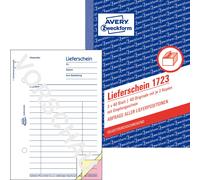 Avery Zweckform 1723, Bons de livraison avec accusé de réception, A6, autocopiant, 3x40 feuilles