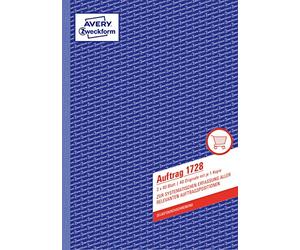 Avery Zweckform 1728 Lot de 2 blocs de 40 feuilles A4