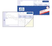 Avery Zweckform® 1741 Lettre courte, DIN A4 (1/3), autocopiante, 2 x 40 feuilles, blanc, jaune