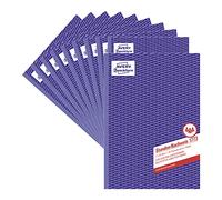 Avery Zweckform 1773-10 heures de preuve - Lot de 10 - Blanc/jaune/bleu