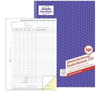 Avery Zweckform 1773 Registre individuel d’heures de travail/d’activité pour étudiants 1 Stück