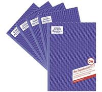 Avery Zweckform 1777-5 de Construction tagesbericht (A4, autocopiant, 3 x 40 feuilles) Lot de 5 Blanc/Jaune/Rose
