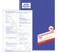 Avery Zweckform® 1785 1785 Procès-verbal de réception de travaux - A4, SD, 2x 32 feuilles