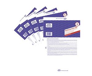 AVERY Zweckform 2256-5 Contrat d'achat pour la vente privée d'une voiture électrique (contrat d'achat de voiture électrique, formulaire de 5 pages au format feuille A4 avec copie, vente de voiture