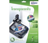 AVERY - Pochette de 15 transparents, 2503 , Format A4, Impression jet d'encre,