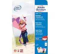 Avery Zweckform 2554 Papier photo jet d'encre classique, A4, couché une face - brillant, 125 g/m², 20 feuilles