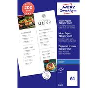 Avery-Zweckform 2681 2681 Papier d'impression à jet d'encre DIN A4 200 g/m² 50