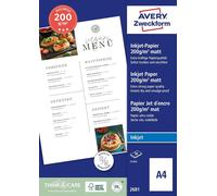 Avery Zweckform 2681 Papier jet d'encre professionnel, A4, recto-verso, 200 g/m², 50 feuilles