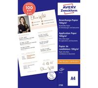 Avery Papier Zweckform 2788 – papier de candidature DIN A4 100 g/m² 200 feuilles blanc