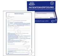 Avery Zweckform 2837, Directives anticipées du patient, jeu complet de formulaires, 220x163mm