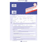 Avery Zweckform 2873, Contrat de location unique pour appartements et maisons, avec état des lieux de sortie & règlement intérieur, A4, 5 pages