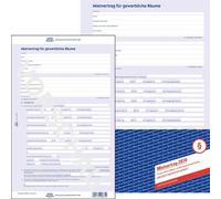 Avery Zweckform 2874, Contrat de location de locaux commerciaux, A4, autocopiant, 6 pages avec copie carbone