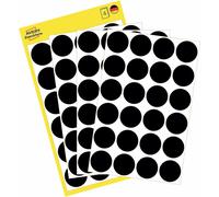 Avery Zweckform® 3003 3003 Points de repère - Ø 18 mm, 4 feuilles/96 étiquettes, noir