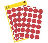 Avery-Zweckform 3004 Pastilles Ø 18 mm rouge 96 pc(s) fixation permanente papier