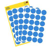 Avery-Zweckform 3005 Pastilles Ø 18 mm bleu 96 pc(s) fixation permanente papier