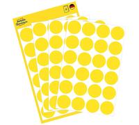 Avery-Zweckform 3007 Pastilles Ø 18 mm jaune 96 pc(s) fixation permanente papier