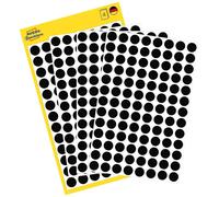 Avery-Zweckform 3009 Pastilles Ø 8 mm noir 416 pc(s) fixation permanente papier