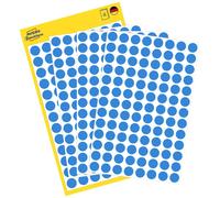Avery-Zweckform 3011 Pastilles Ø 8 mm bleu 416 pc(s) fixation permanente papier