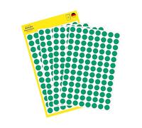 Avery-Zweckform 3012 Pastilles Ø 8 mm vert 416 pc(s) fixation permanente papier