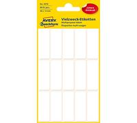 Avery Zweckform Étiquettes multi-emploi 14 x 38 mm Blanc 90 étiquettes (6 feuilles x 15)