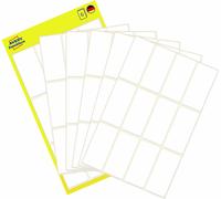 Avery Zweckform 3077, Étiquettes multi-usages, 38 x 18 mm, 72 étiquettes / 6 feuilles, blanc