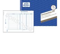 Avery Zweckform® 308 308 Document comptable, DIN A5 horizontal, microperforé, 50 feuilles, blanc